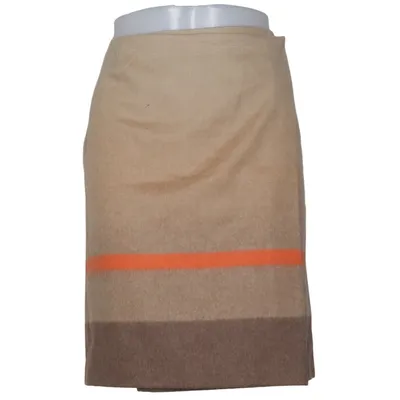 Jupe (Beige, Marron, Orange) de Weekend MaxMara Polyamide, Laine