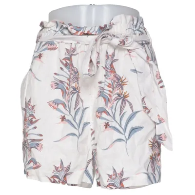 Korte broek (Wit, Meerkleurig) van Desmond & Dempsey x H&M Linnen, Viscose, Katoen