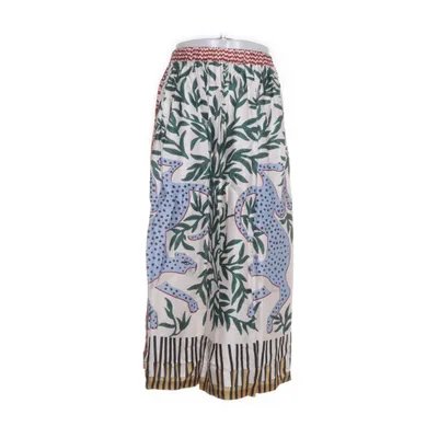 Skirt (White, Multicolored) from Me369 Viscose