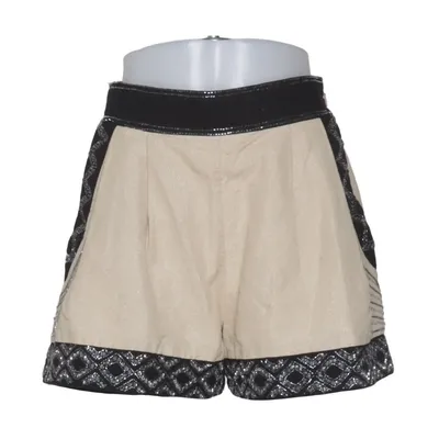 Shorts (Beige, Black) from Twinset Cotton, Polyester