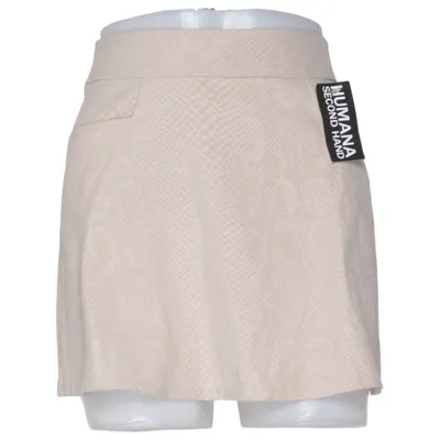 Kjol (Beige) från Humana Second Hand Elastan, Polyester