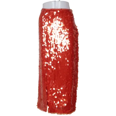 Långkjol (Röd) från Zara Woman Polyester