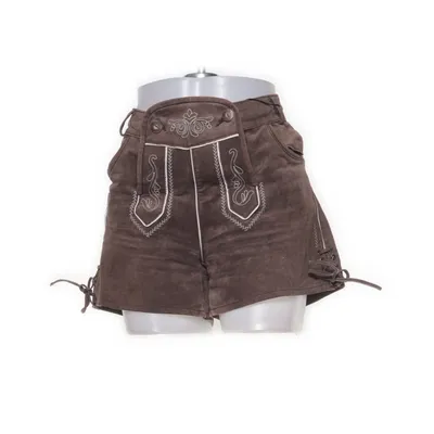 Lædershorts (Brun) fra Waldschütz Læder, Polyester
