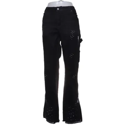 Jeans (Svart) Bomull, Elastan