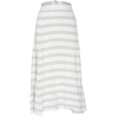 Skirt (White, Green) from By Malina Polyamide, Polyester, Viscose