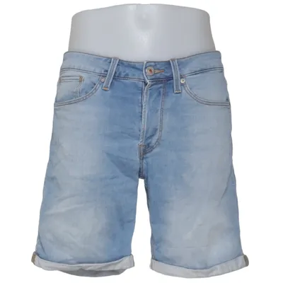 Denim shorts (Blauw) van Jack & Jones Jeans Intelligence Katoen, Elastaan, Polyester