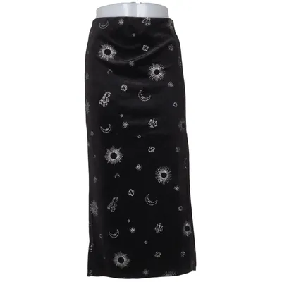 Maxi rok (Zwart, Wit) van Divided by H&M Elastaan, Polyester