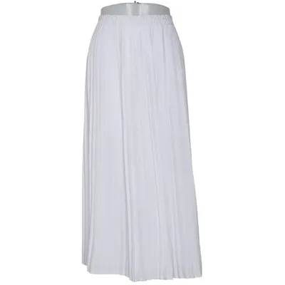 Långkjol (Vit) från Cara Polyester