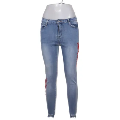 Jeans (Blue, Red) from Denim Stories Cotton, Elastane, Polyester