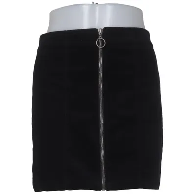 Kjol (Svart) från Forever 21 Bomull, Elastan