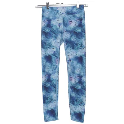 Træningsleggings (Blå, Flerfarvet) fra Iconic Elastan, Polyester