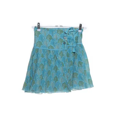 Wrap skirt (Turquoise, Green) from Donna Karan
