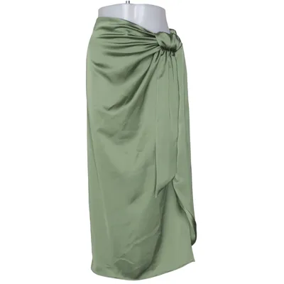Långkjol (Grön) från Zara Elastan, Polyester