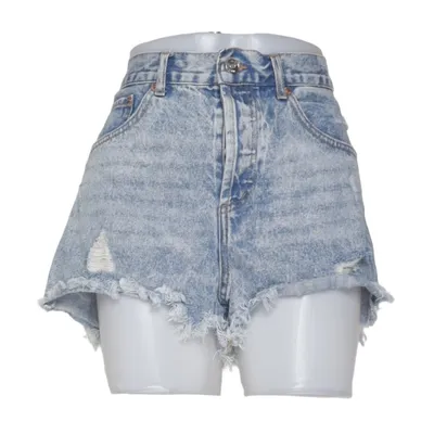 Denim shorts (Blue) from Ghanda Cotton