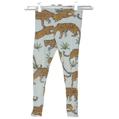 Leggings (Grøn, Brun, Flerfarvet) fra The Striped Cat Elastan, Økologisk bomuld