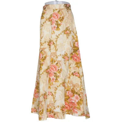 Maxi nederdel (Beige, Pink, Grøn) fra Anne Bruse