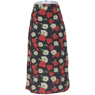 Långkjol (Svart, Röd, Flerfärgad) från Moussy Bomull, Viskos