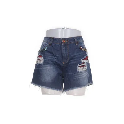 Denim shorts (Blue, Multicolored) from Desigual Cotton, Polyester, Viscose