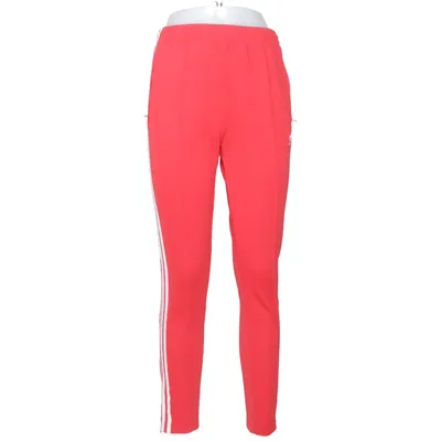 Träningsbyxor (Röd, Vit) från Adidas Bomull, Elastan, Polyester