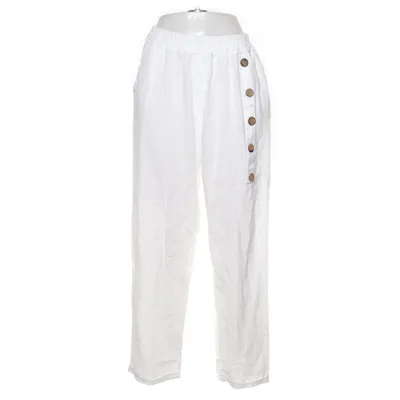 Byxor (Vit) från Pronto Moda Bomull, Linne