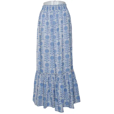 Maxi rok (Blauw, Wit) van Pearl & Caviar