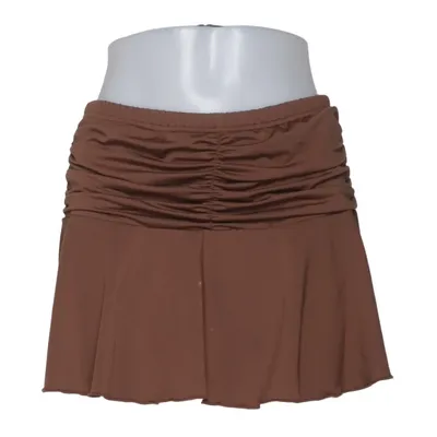Skort (Brun) fra Shein Elastan, Polyester