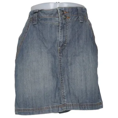 Jupe en jean (Bleu) de Curly Coton, Élasthane