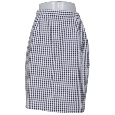 Jupe (Bleu, Blanc) de Antonelle Acétate, Coton, Polyester