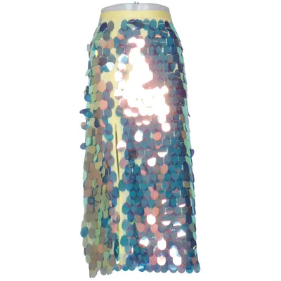 Skirt (Yellow, Multicolored) from H&M Polyester