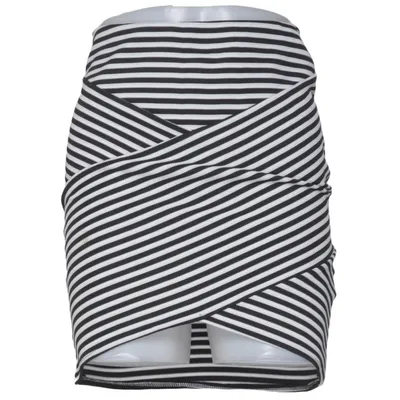 Jupe (Noir, Blanc) de Vera & Lucy Élasthane, Polyester