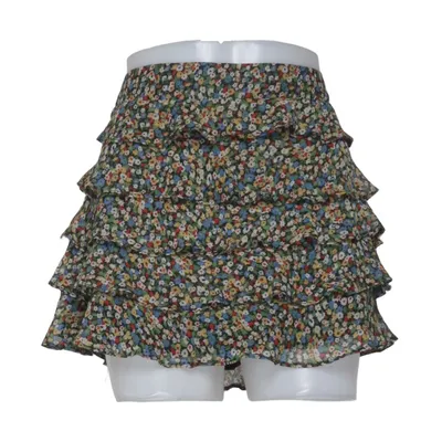 Rok (Zwart, Meerkleurig) van Topshop