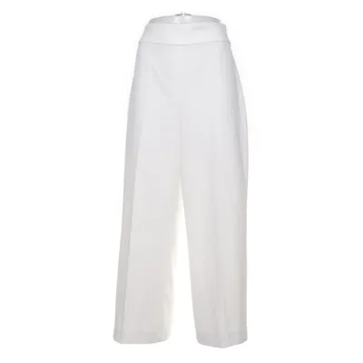 Pantalon patte d'éléphant (Blanc) de Zara Woman Polyester