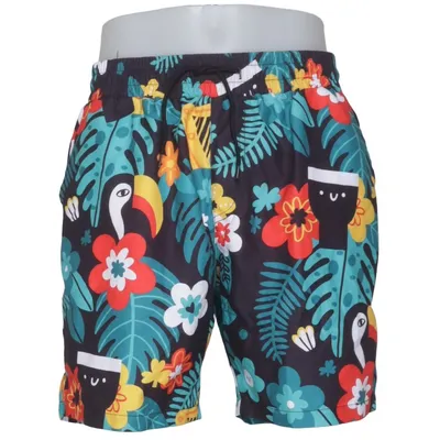 Badshorts (Svart, Flerfärgad) från Guinness Polyester