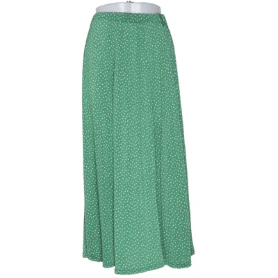 Långkjol (Grön, Vit) från Stockholms Klänningsfabrik Elastan, Polyester