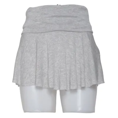 Skirt (Gray) from Pull & Bear Elastane, Polyester, Viscose