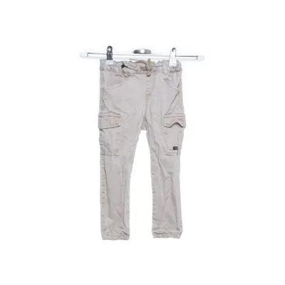 Cargo broek (Beige) van Name It Katoen, Elastaan