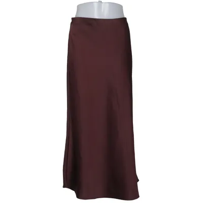 Maxi rok (Bruin) van YAS Elastaan, Gerecycled polyester