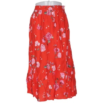Långkjol (Röd, Flerfärgad) från Divided by H&M Viskos