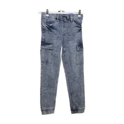 Cargobukser (Blå) fra Y.F.K Bomuld, Elastan, Polyester, Viscose