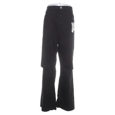 Jeans (Svart) från Wide Leg Bomull, Elastan