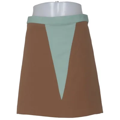Skirt (Brown, Green) from Edith & Ella Polyester, Viscose