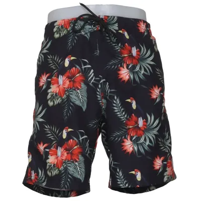 Zwemshort (Zwart, Meerkleurig) van Denim Day Polyester