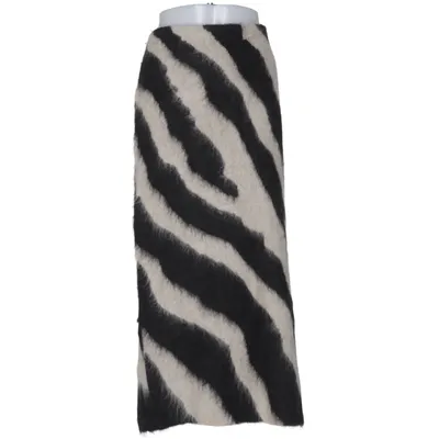 Skirt (Black, Beige) from H&M Edition Elastane, Mohair, Polyamide, Wool