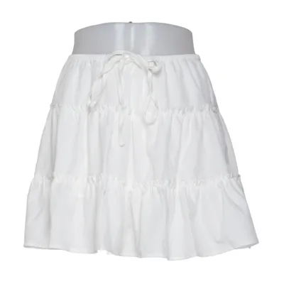 Jupe (Blanc) de Shein Élasthane, Polyester