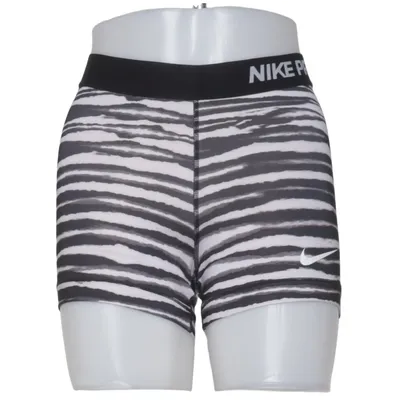 Short de compression (Noir, Blanc) de Nike Pro Élasthane, Polyester