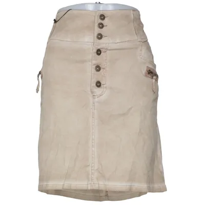 Nederdel (Beige) fra Nü by Staff-Woman Bomuld, Elastan