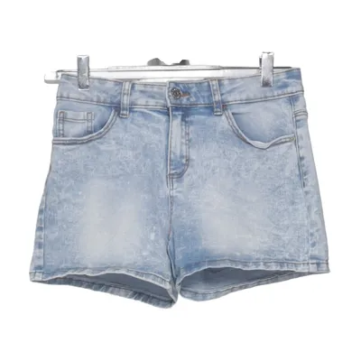 Denim shorts (Blauw) van Destination Katoen, Elastaan, Polyester