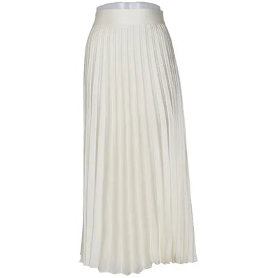Jupe (Blanc) de Sézane Élasthane, Polyester, Viscose