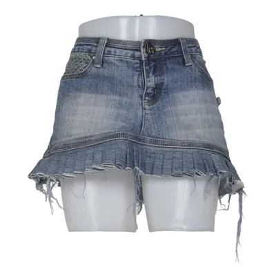 Jeanskjol (Blå) från JouJou Bomull, Elastan, Polyester