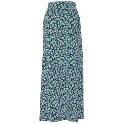 Maxi rok (Blauw, Groen, Wit, Meerkleurig) van Kim & Co Elastaan, Polyester